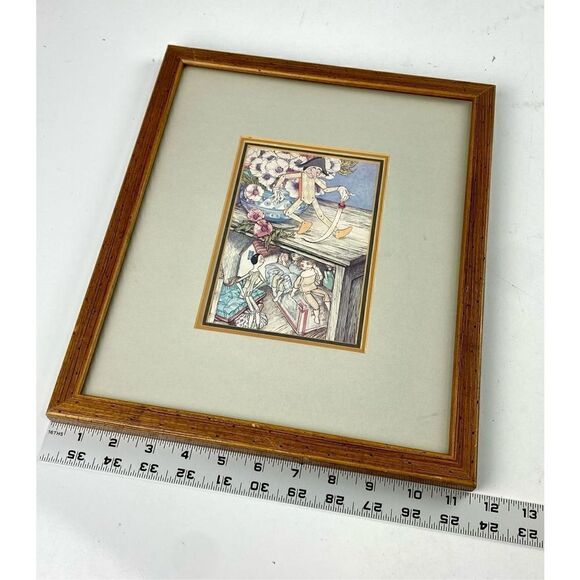 Arthur Rackham Poor Cecco Book Illustration In The Toy Cupboard Framed Print - Picture 5 of 6
